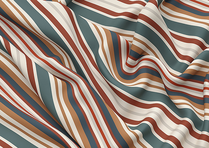 The British Stripe Co. Elizabeth, Teignbridge No.1 - Made to Measure Curtains - Image 4